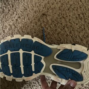 Balenciaga track 2s blue and white